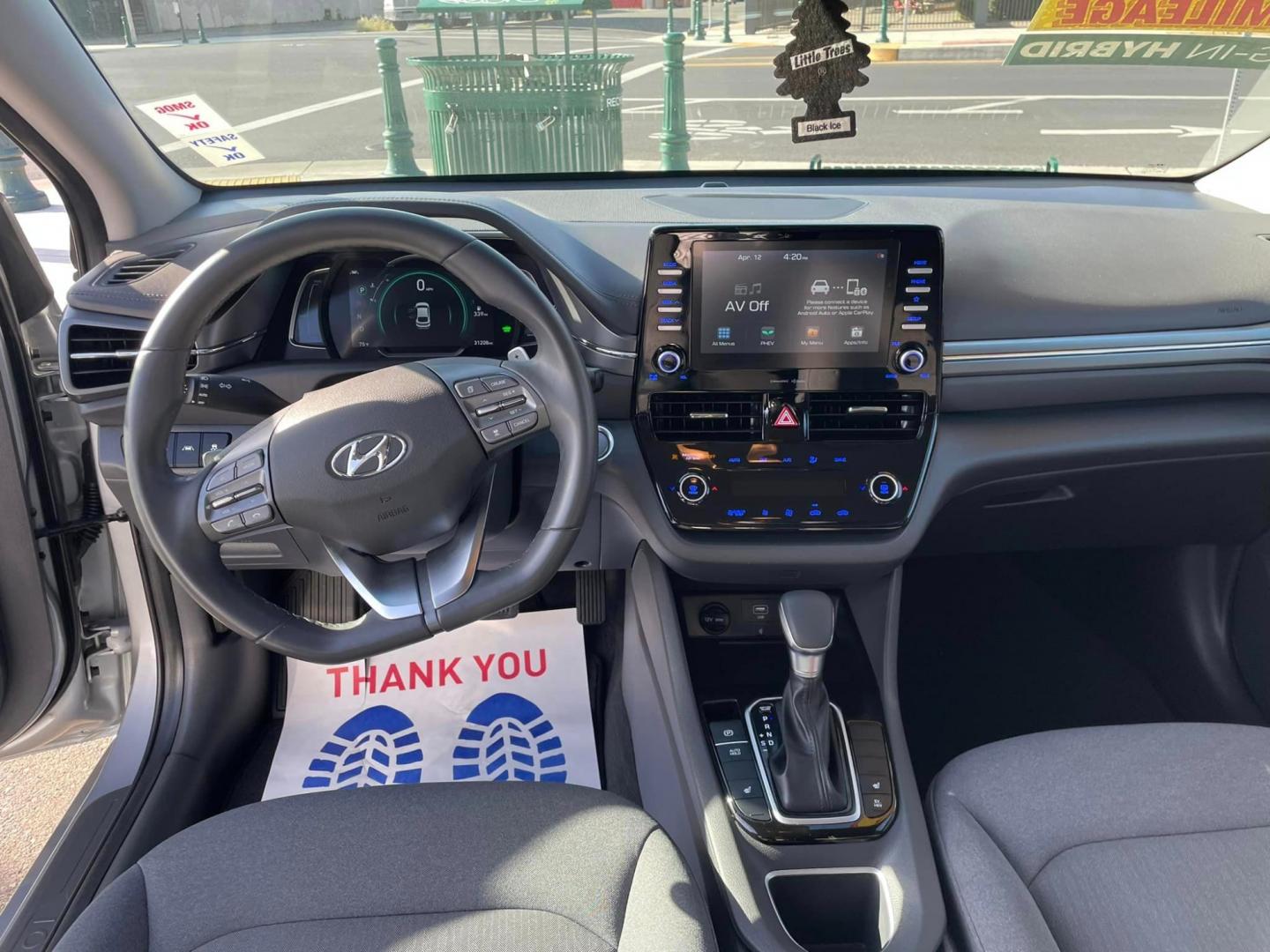 2020 SILVER /GRAY Hyundai Ioniq Plug-In Hybrid (KMHC75LD7LU) , located at 744 E Miner Ave, Stockton, CA, 95202, (209) 944-5770, 37.956863, -121.282082 - Photo#9